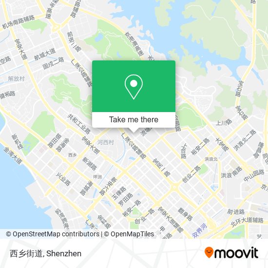 西乡街道 map