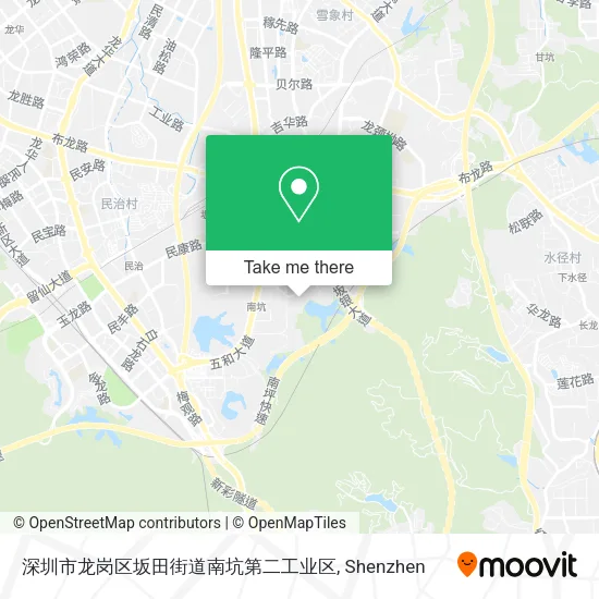 深圳市龙岗区坂田街道南坑第二工业区 map