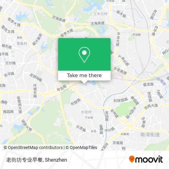 老街坊专业早餐 map