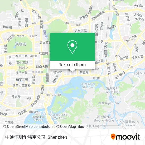 中通深圳华强南公司 map