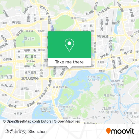 华强南立交 map