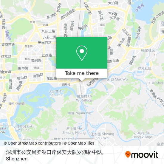 深圳市公安局罗湖口岸保安大队罗湖桥中队 map