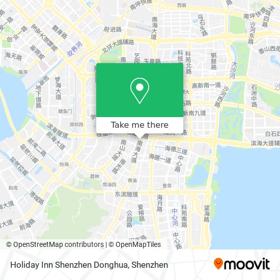 Holiday Inn Shenzhen Donghua map