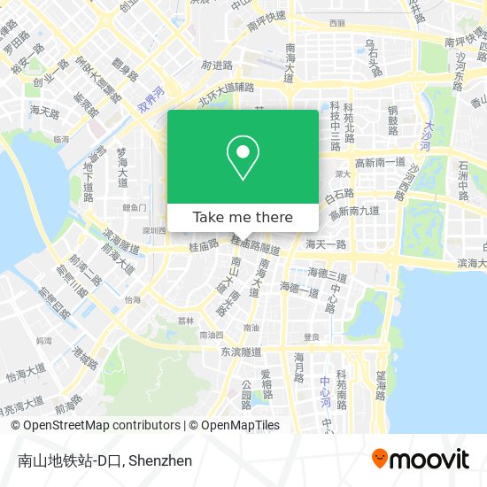 南山地铁站-D口 map