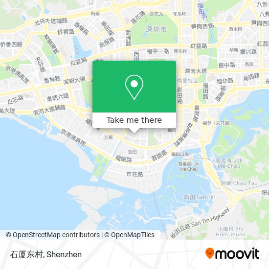 石厦东村 map