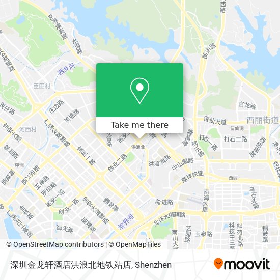 深圳金龙轩酒店洪浪北地铁站店 map