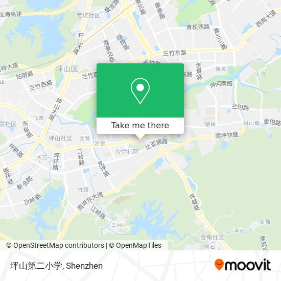 坪山第二小学 map
