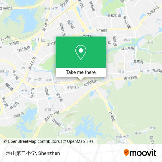 坪山第二小学 map