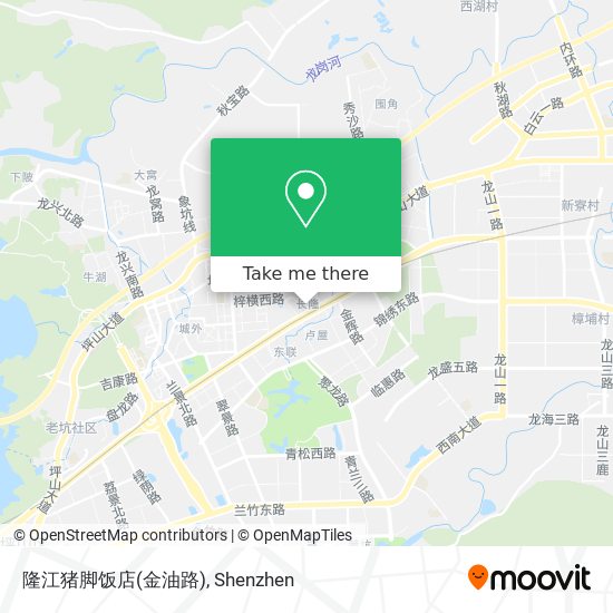 隆江猪脚饭店(金油路) map