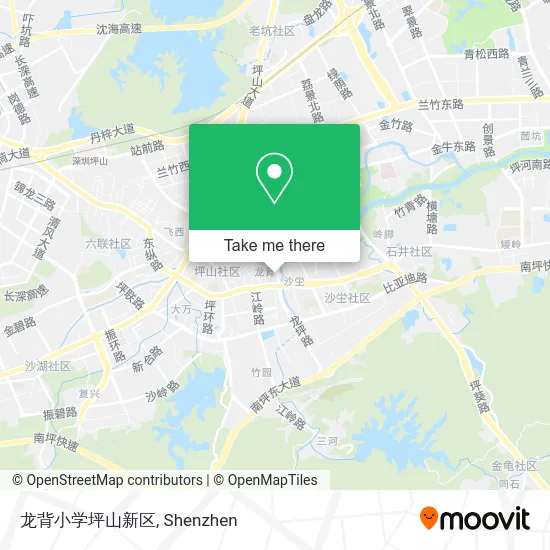 龙背小学坪山新区 map