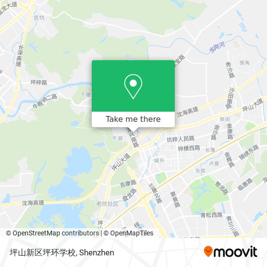 坪山新区坪环学校 map