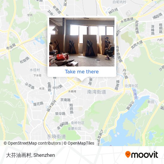 大芬油画村 map