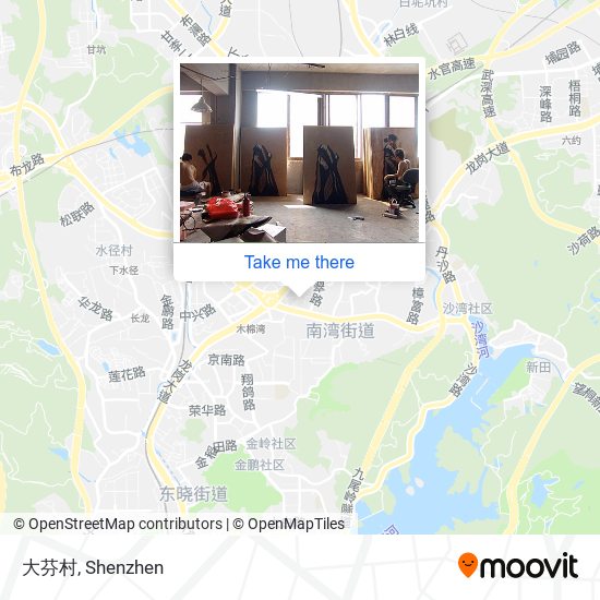 大芬村 map