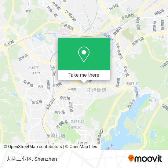 大芬工业区 map
