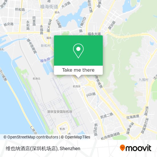 维也纳酒店(深圳机场店) map