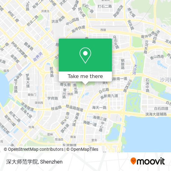 深大师范学院 map