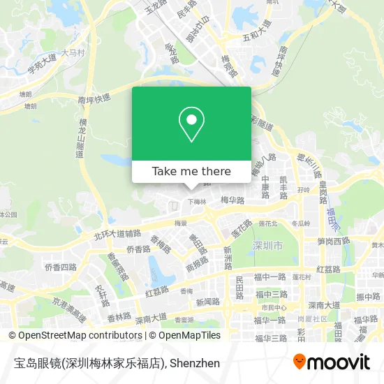 宝岛眼镜(深圳梅林家乐福店) map