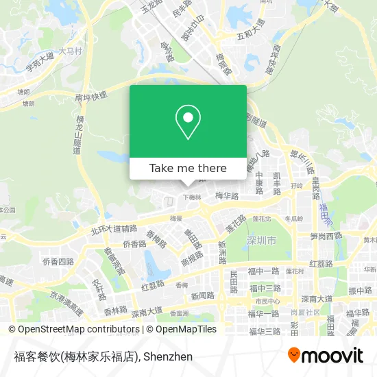 福客餐饮(梅林家乐福店) map