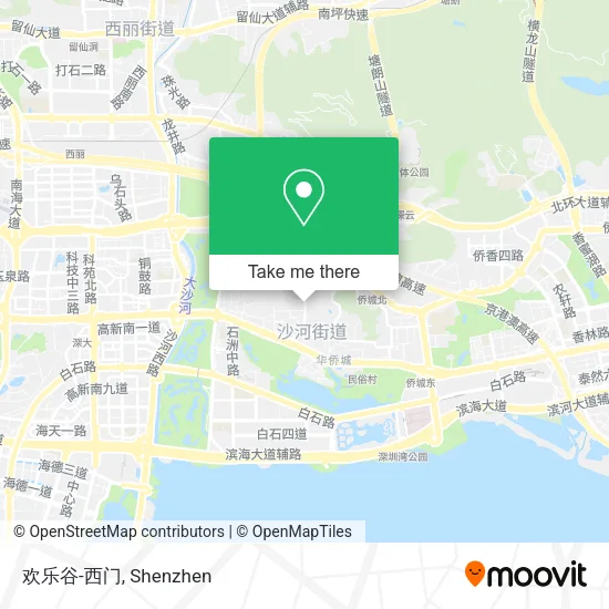 欢乐谷-西门 map