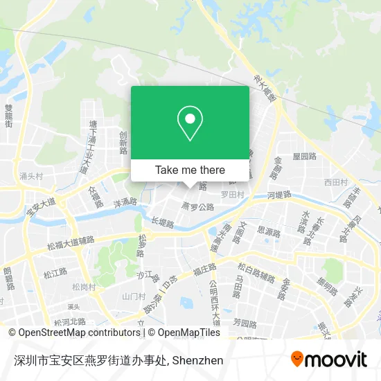 深圳市宝安区燕罗街道办事处 map