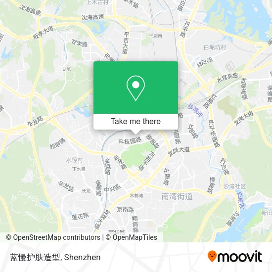 蓝慢护肤造型 map