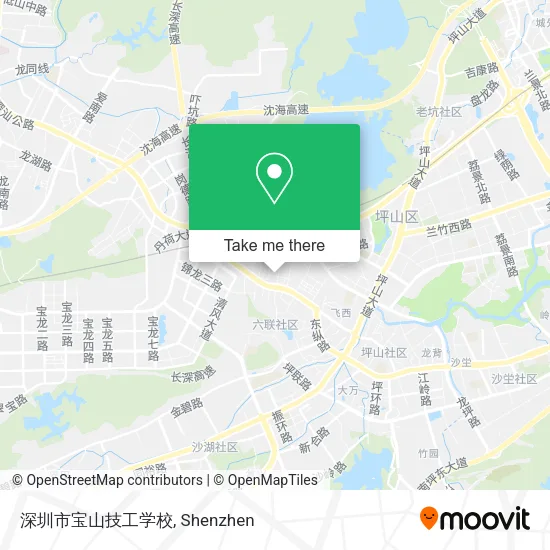 深圳市宝山技工学校 map