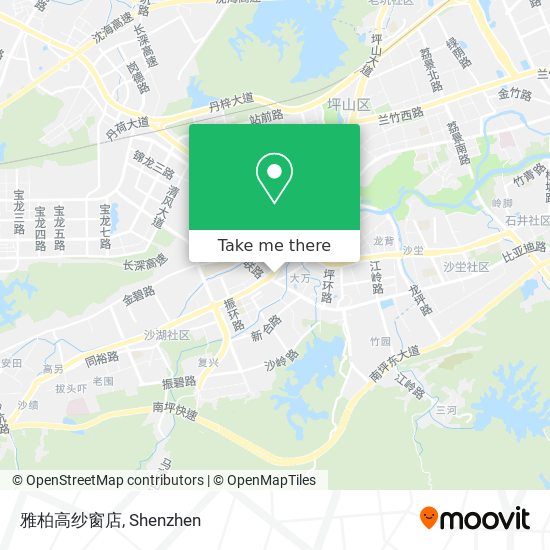 雅柏高纱窗店 map