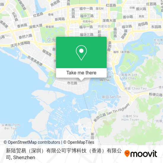 新陆贸易（深圳）有限公司宇博科技（香港）有限公司 map