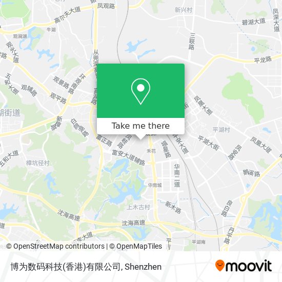 博为数码科技(香港)有限公司 map