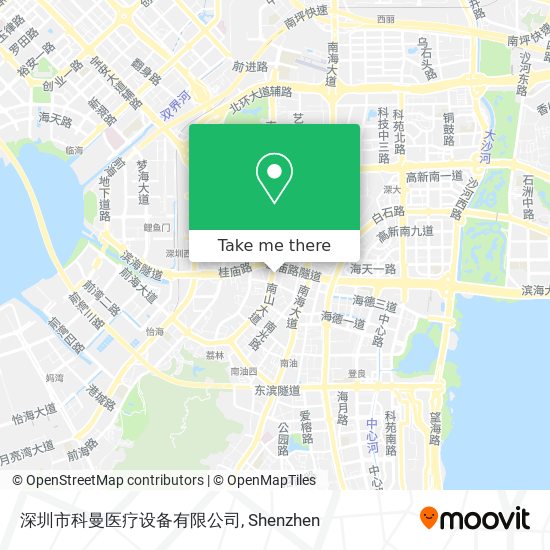 深圳市科曼医疗设备有限公司 map