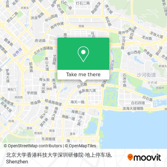 北京大学香港科技大学深圳研修院-地上停车场 map