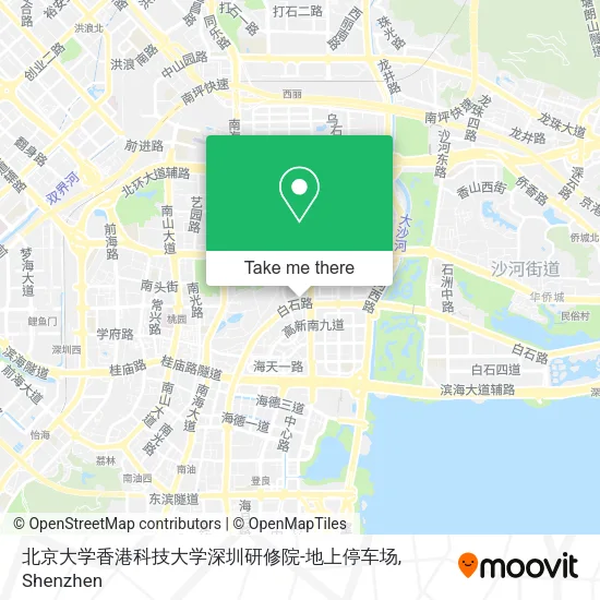 北京大学香港科技大学深圳研修院-地上停车场 map