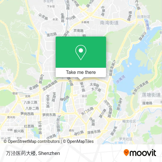 万泾医药大楼 map