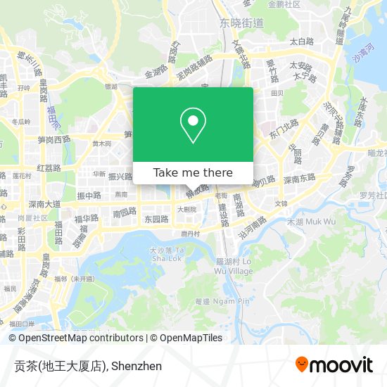 贡茶(地王大厦店) map