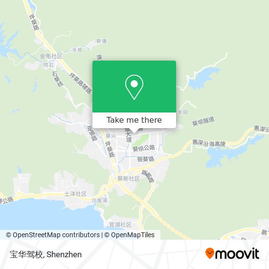 宝华驾校 map