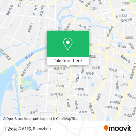怡安花园A1栋 map