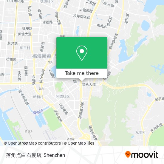 落角点白石厦店 map