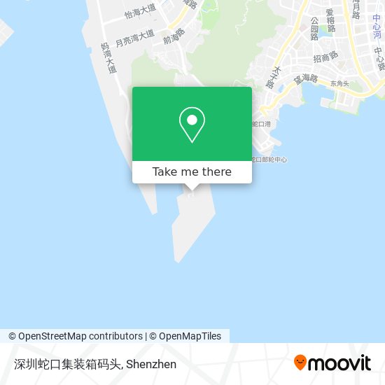 深圳蛇口集装箱码头 map