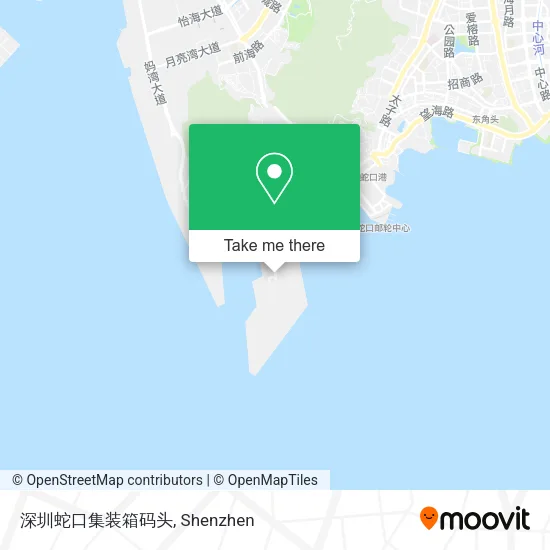 深圳蛇口集装箱码头 map