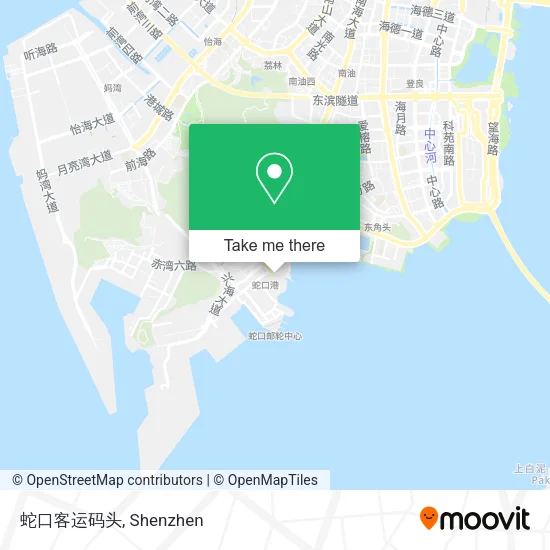 蛇口客运码头 map