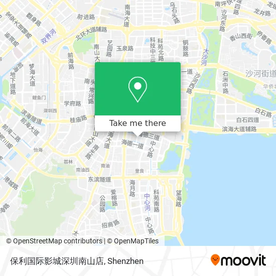 保利国际影城深圳南山店 map