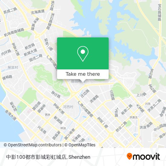 中影100都市影城彩虹城店 map