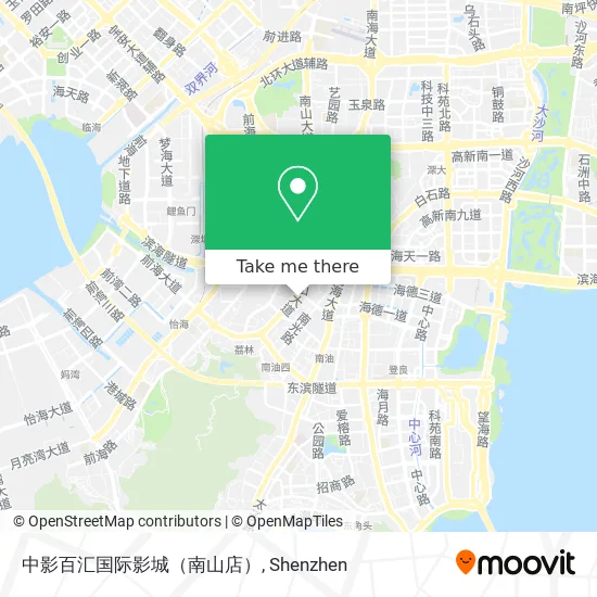 中影百汇国际影城（南山店） map