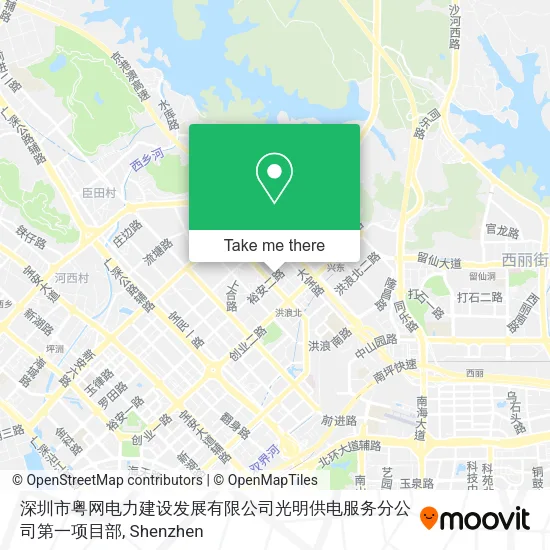 深圳市粤网电力建设发展有限公司光明供电服务分公司第一项目部 map
