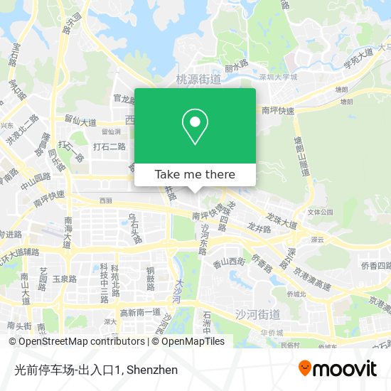 光前停车场-出入口1 map