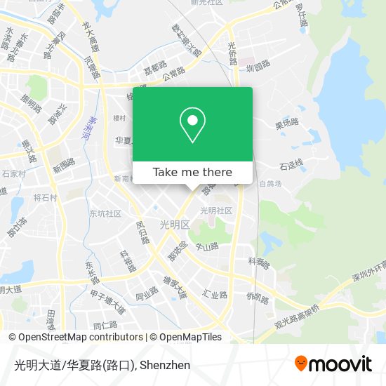 光明大道/华夏路(路口) map
