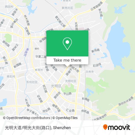 光明大道/明光大街(路口) map