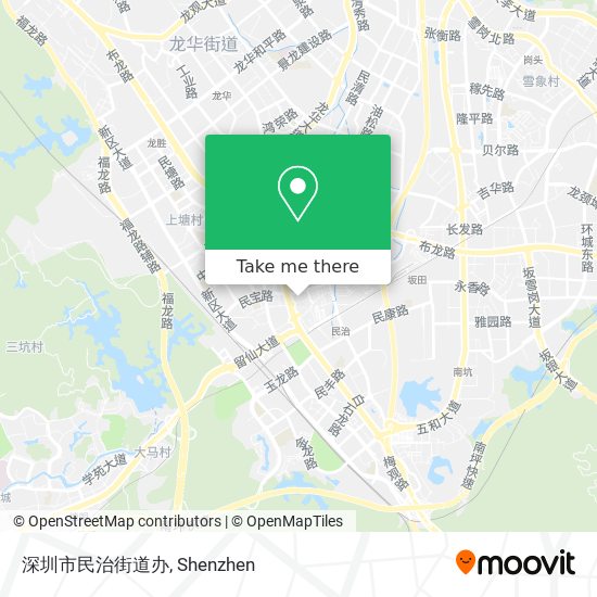 深圳市民治街道办 map