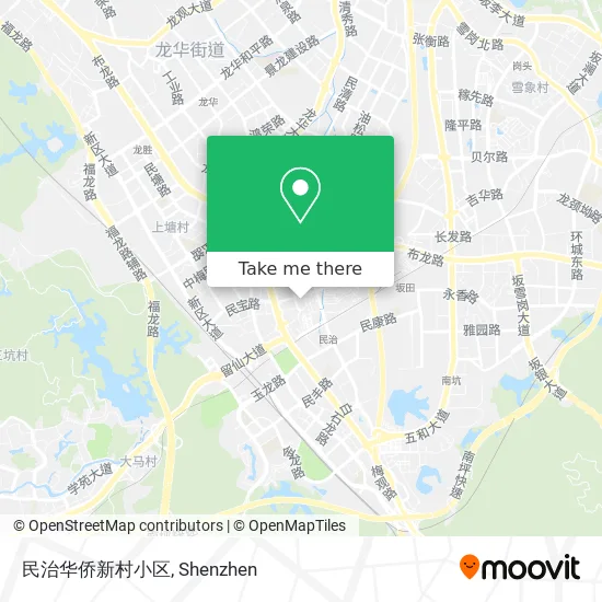 民治华侨新村小区 map