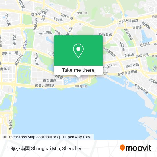 上海小南国 Shanghai Min map